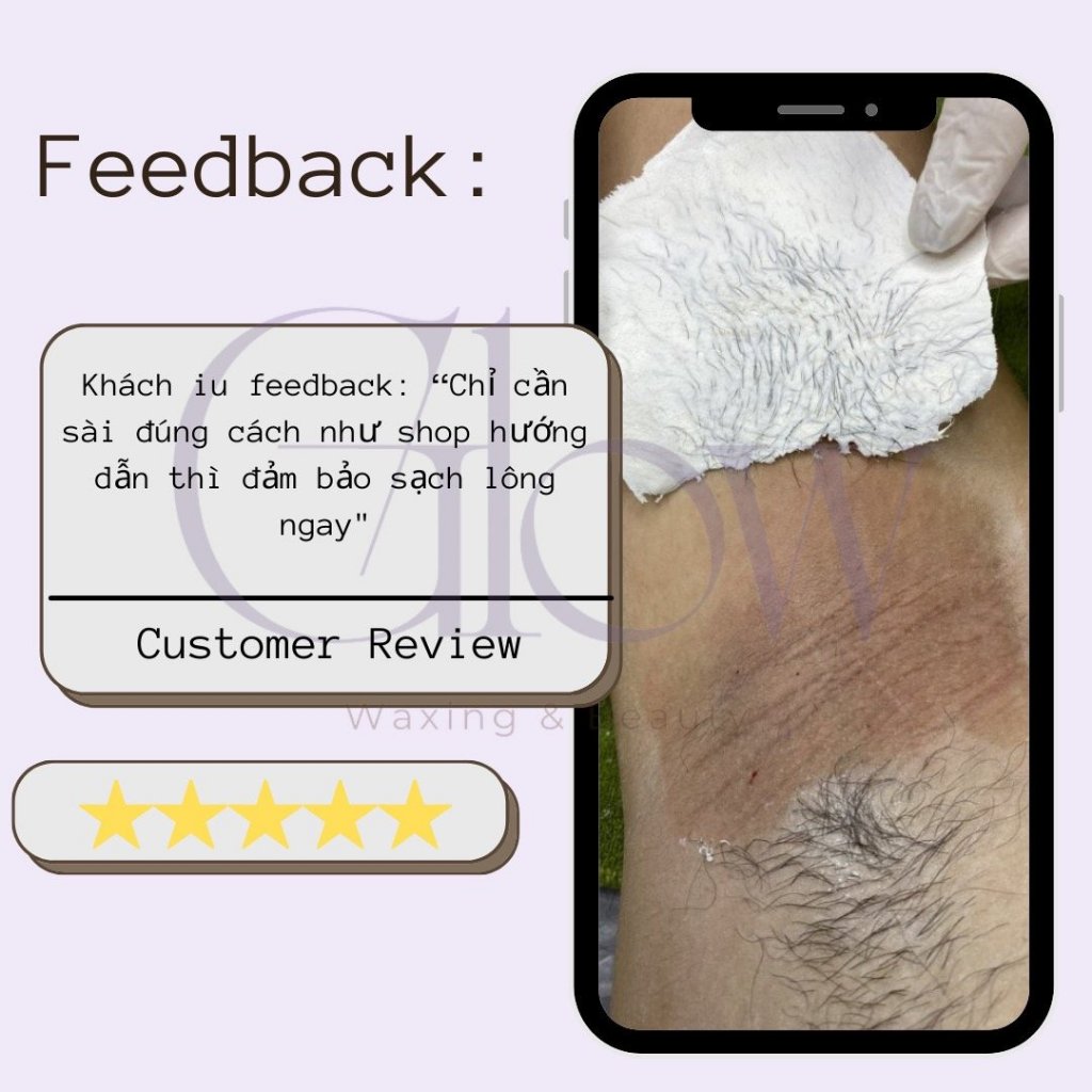Sáp Wax Lông Hỗn Hợp Nhiều Màu Mix Vụn GLOW WAXING Hàng Tốt Tặng Que Gỗ Phết | BigBuy360 - bigbuy360.vn
