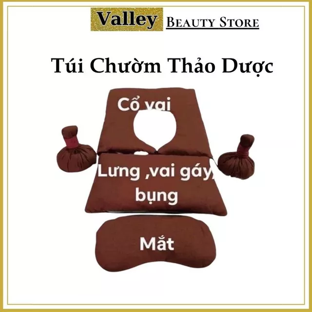 Túi Chườm Thảo Dược Dưỡng Sinh,Túi Chườm Đa Năng. Túi Chườm Mắt, Chườm Lưng, Chườm Cổ Vai Gáy