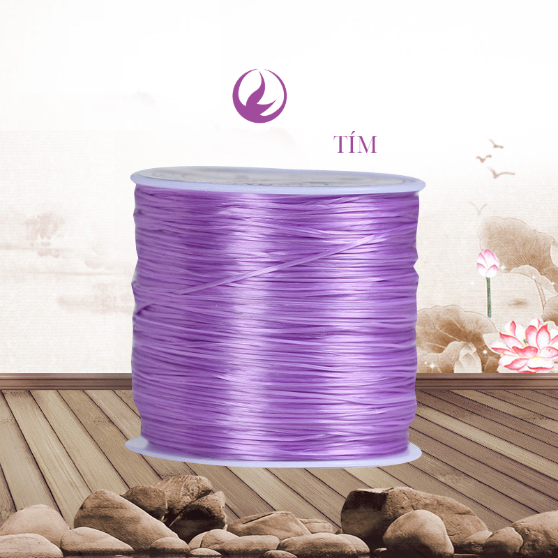 Dây cước xâu vòng KATEDA , xâu vòng gỗ , vòng đá , chất liệu Thun co dãn tốt
