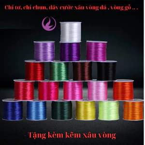 Dây cước xâu vòng KATEDA , xâu vòng gỗ , vòng đá , chất liệu Thun co dãn tốt