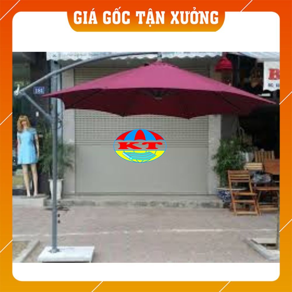 Tấm Bạt Mái Ô Lệch Tâm Tròn (Bán Kính 1,5m) chưa bao gồm chân đế và khung xương