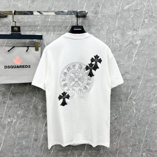 Áo Phông Cổ Tròn Nam Nữ Đẹp Phối Họa Tiết Chữ Thập Sành Điệu,Chất Liệu Cotton Mềm Mịn Thấm Hút Mồ Hôi Cực Tốt