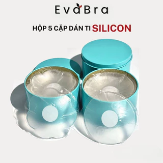 Miếng Dán Ngực Silicon Trong Suốt Che Nhũ Hoa Siêu Mỏng Tái Sử Dụng Nhiều Lần EvaBra 999