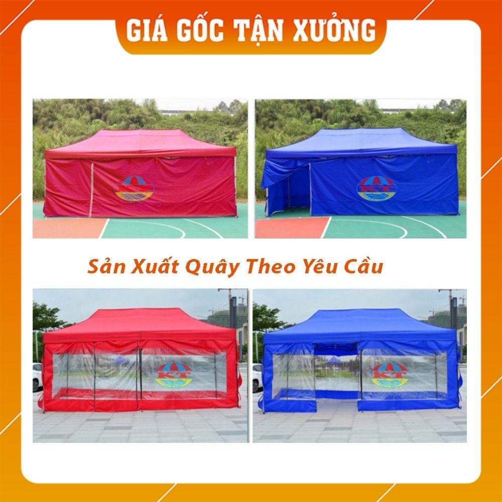 Tấm Bạt Quây Vải, Phủ Nhà Lều Bạt Di Động 3M x 6M Che Mưa, Che Nắng Xung Quanh (Không Bao Gồm Khung Và Bạt Mái)