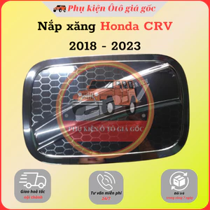 Ốp nắp bình xăng xe Honda CRV đời 2018 - 2025 nhựa ABS Mạ Crom cao cấp, sáng bóng