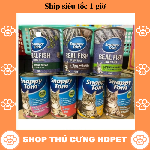 PATE LON SNAPPY TOM 400G REAL FISH - REAL MEAT Siêu thịt siêu cá dành ...