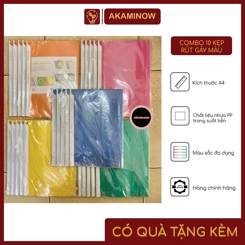 Combo 10 chiếc kẹp rút gáy chốt góc giá sỉ | Shopee Việt Nam
