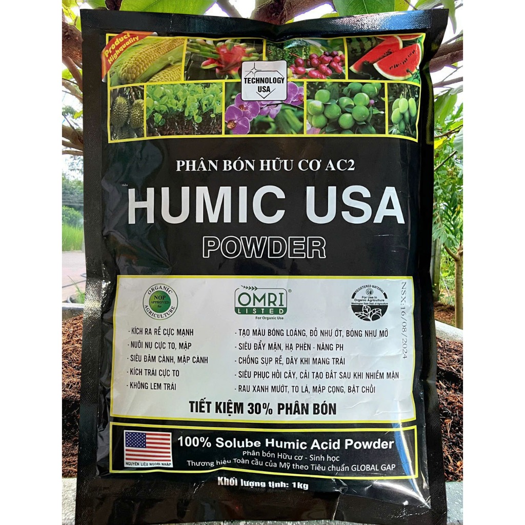 Phân bón HUMIC USA 1kg nhập khẩu Mỹ hàng chính hãng EV87 ...