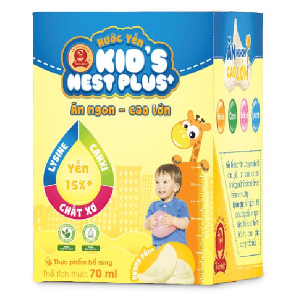 Nước Yến Sào Cao Cấp Thiên Việt Kid's Nest Plus+ (Ăn ngon cao lớn)