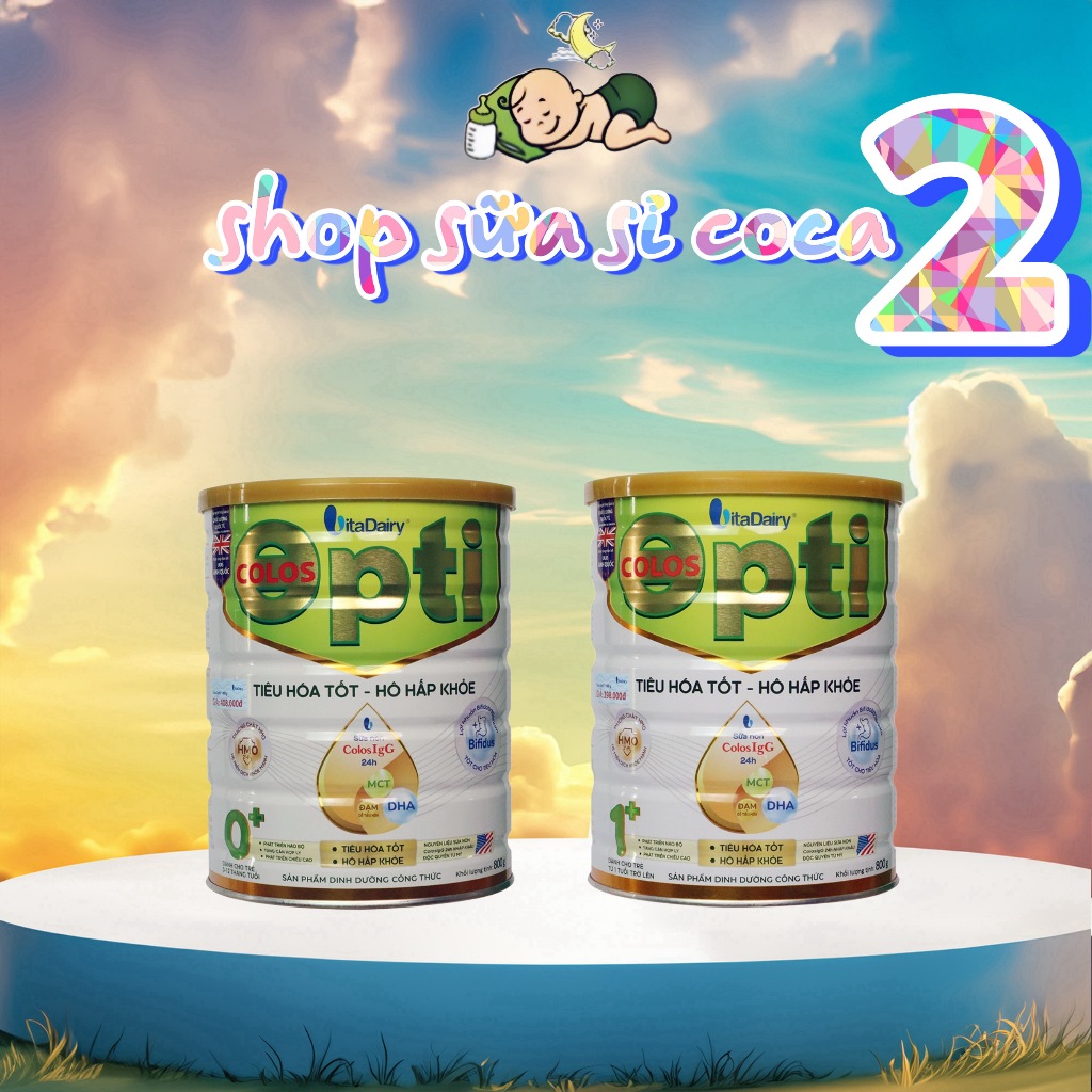 Vitadairy Colos Opti 0+1+ 800gr date 2027 mã QR đầy đủ | Shopee Việt Nam