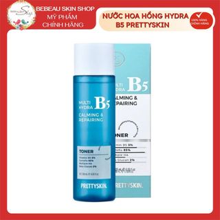Nước Hoa Hồng Phục Hồi Dưỡng Trắng Da PRETTY SKIN Multi Hydra B5 Calming & Repairing 205ml - Bebeau