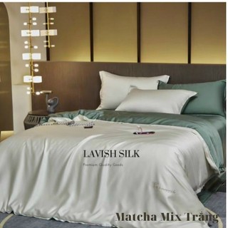 [Best Seller]Bộ Ga Gối Lụa LS Lavish Silk Phối Màu Cao Cấp Mát Lạnh Hàng Loại 1–Chart Chọn Màu Phối