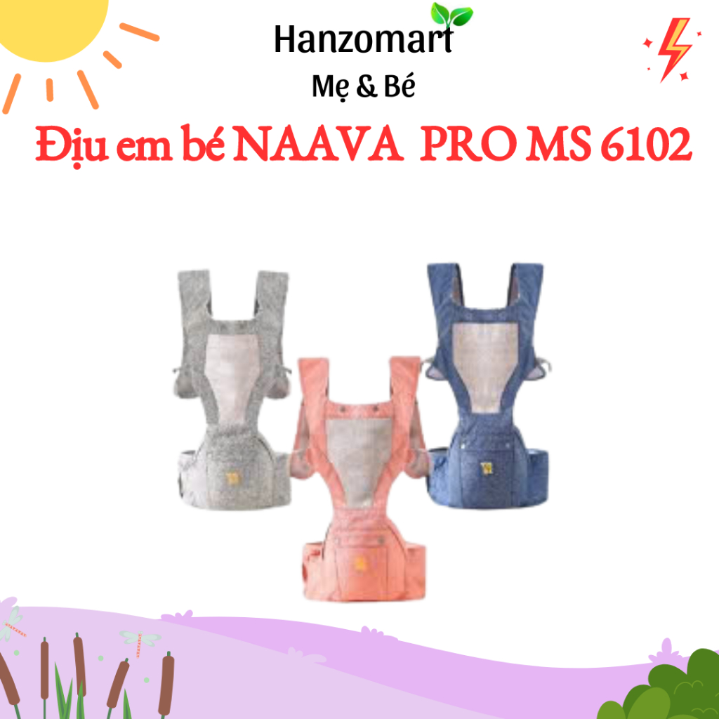 Địu em bé NAAVA PRO tiện lợi cho mẹ và bé 6102 Tobe - hanzomart