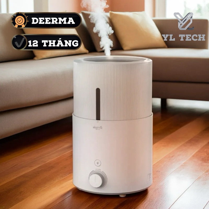 [ An toàn cho bé ] Máy phun sương Deerma SJS600 dung tích 5L khử khuẩn tia UV làm sạch nước