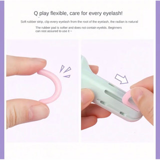 Kẹp Bấm Mi Cong 3D Bằng Nhựa Đầu Vuông Chuyên Dụngk