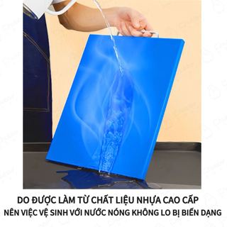 Thớt nhựa kháng khuẩn 99.9% PE loại dày 2cm thớt nguyên khối dạng lưới chống trượt tấm thớt nhựa thớt nhựa cao cấp