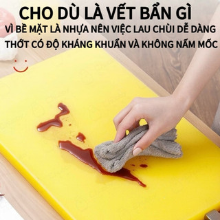 Thớt nhựa kháng khuẩn 99.9% PE loại dày 2cm thớt nguyên khối dạng lưới chống trượt tấm thớt nhựa thớt nhựa cao cấp