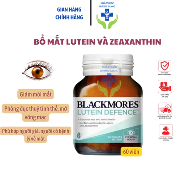 Viên Uống Bổ Mắt Blackmores Lutein 60 Viên, giúp bổ mắt, tăng cường thị lực, giảm mỏi mắt