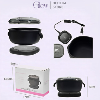 Combo Nồi Silicon Chống Dính + 100Gr Sáp Wax Lông GLOW WAXING Bám Lông Tốt Tặng Que Gỗ 1092