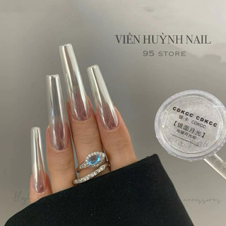 Bột tráng gương inox bạc ánh trăng cao cấp nhập khẩu - tráng gương bạc CDKCC siêu sáng chính hãng