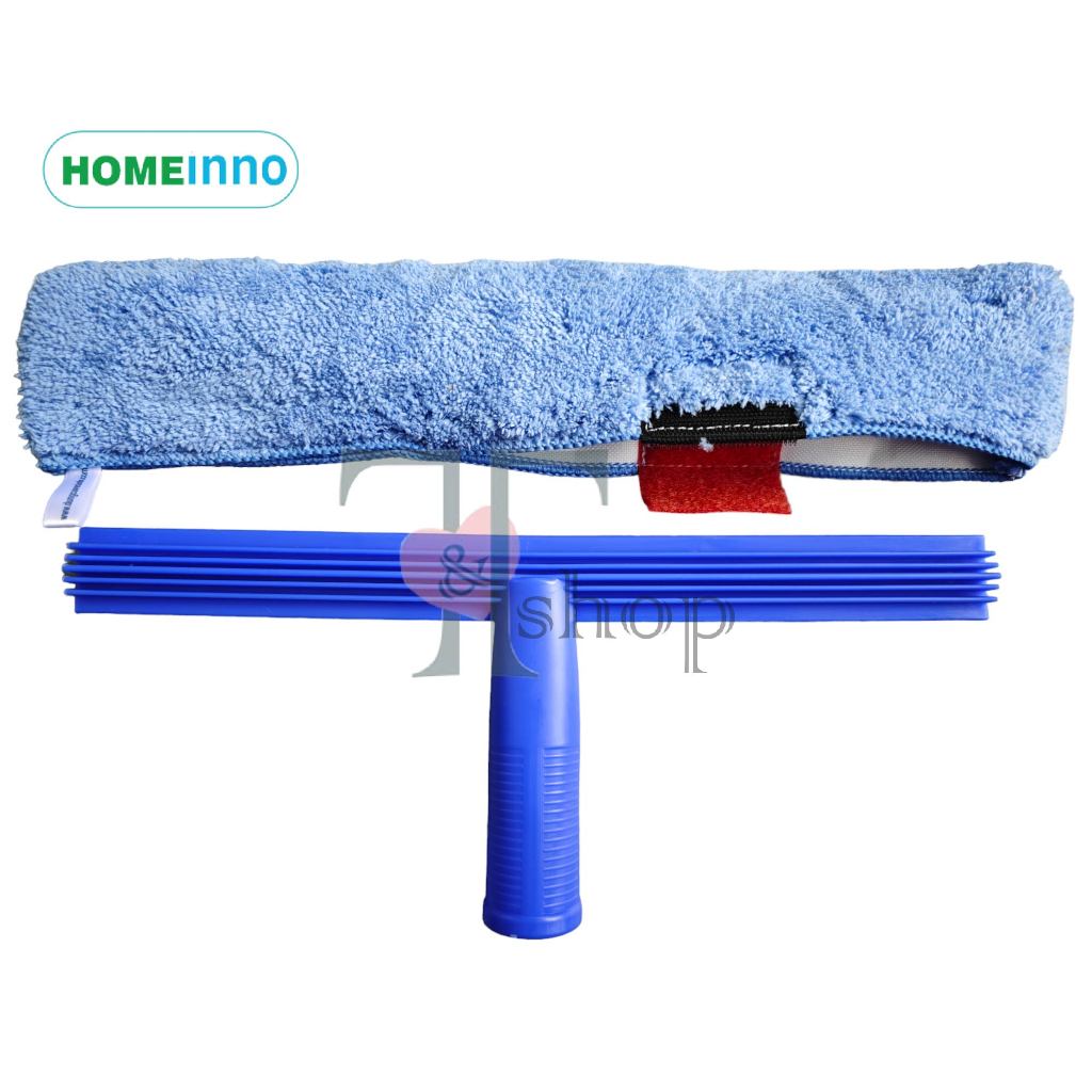 [HỎA TỐC](KHÔNG CÁN INOX) Đầu Lau Kính Cầm Tay Có Bông Lau 35cm Homeinno