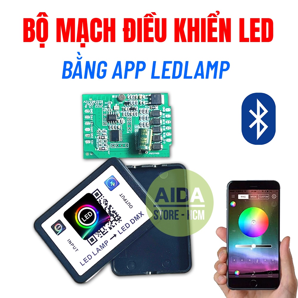 APP 𝗟𝗘𝗗𝗟𝗔𝗠𝗣 - Bộ mạch 𝗔𝗨𝗗𝗜 𝗗𝗠𝗫 kèm hộp nhựa, dây giắc tuỳ chọn | Shopee ...