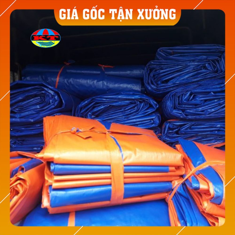 Tấm Bạt Xạm Cam May Sẵn Kích Thước 2MX4M, 2M,5M (Có may viền đóng khuya 4 góc)