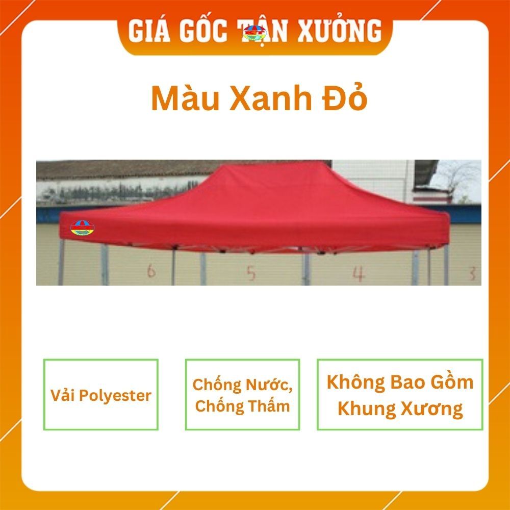 [HÀNG CHUẨN – CHỐNG THẤM 100%] MÁI NHÀ BẠT DI ĐỘNG ĐA NĂNG KÍCH THƯỚC 3X4,5M
