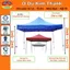 Nhà Bạt Di Động 2M x 2M Che Nắng, Che Mưa Ngoài Trời, Khung Thép Sơn Tĩnh Điện