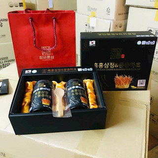 Cao hắc sâm đông trùng hạ thảo nội địa Hàn Quốc - hộp 2 Lọ x 240g