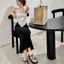 Chân Váy Đuôi Cá Dáng Dài Phong Cách Ulzzang Hàn Quốc Chất Vải Cotton Dày Dặn Co giãn Dáng Ôm Body Tôn Dáng Q081