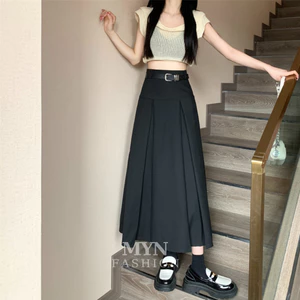 Chân váy dài xếp ly mặc được 2 mặt phong cách Douyin chất tuyết mưa loại 1 dày dặn siêu đẹp [MY008 - TẶNG ĐAI]