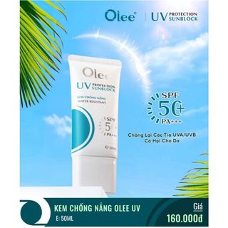 Kem Chống Nắng UV Olee cho mọi loại da giá bán lẻ 1 hộp