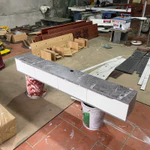 Kệ tivi treo tường dấu tay nắm, bản lề giảm chấn phòng khách, phòng ngủ, kệ decor .Gỗ MDF lõi xanh chống ẩm — ảnh 5