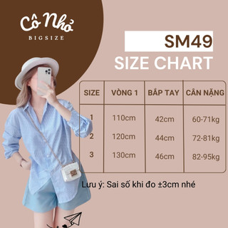 Áo Sơ Mi Kẻ Sọc Bigsize Nữ Tay Dài Form Rộng Basic Tôn Dáng Vải Lụa Mềm Cho Chubby SM49