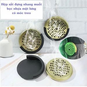 Hộp đựng nhang muỗi bằng kim loại bọc nhựa chống nóng, chống sốc, khay đựng hương muỗi
