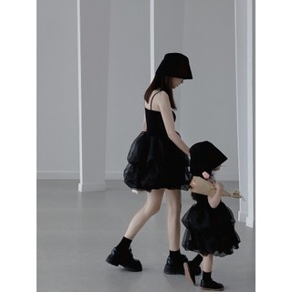 𝐀𝐩𝐫𝐢𝐥 𝐛𝐞́𝐛𝐞́ - Mbang Váy công chúa phồng bồng bềnh đen cao cấp cho bé gái đơn giản dễ thương mùa hè