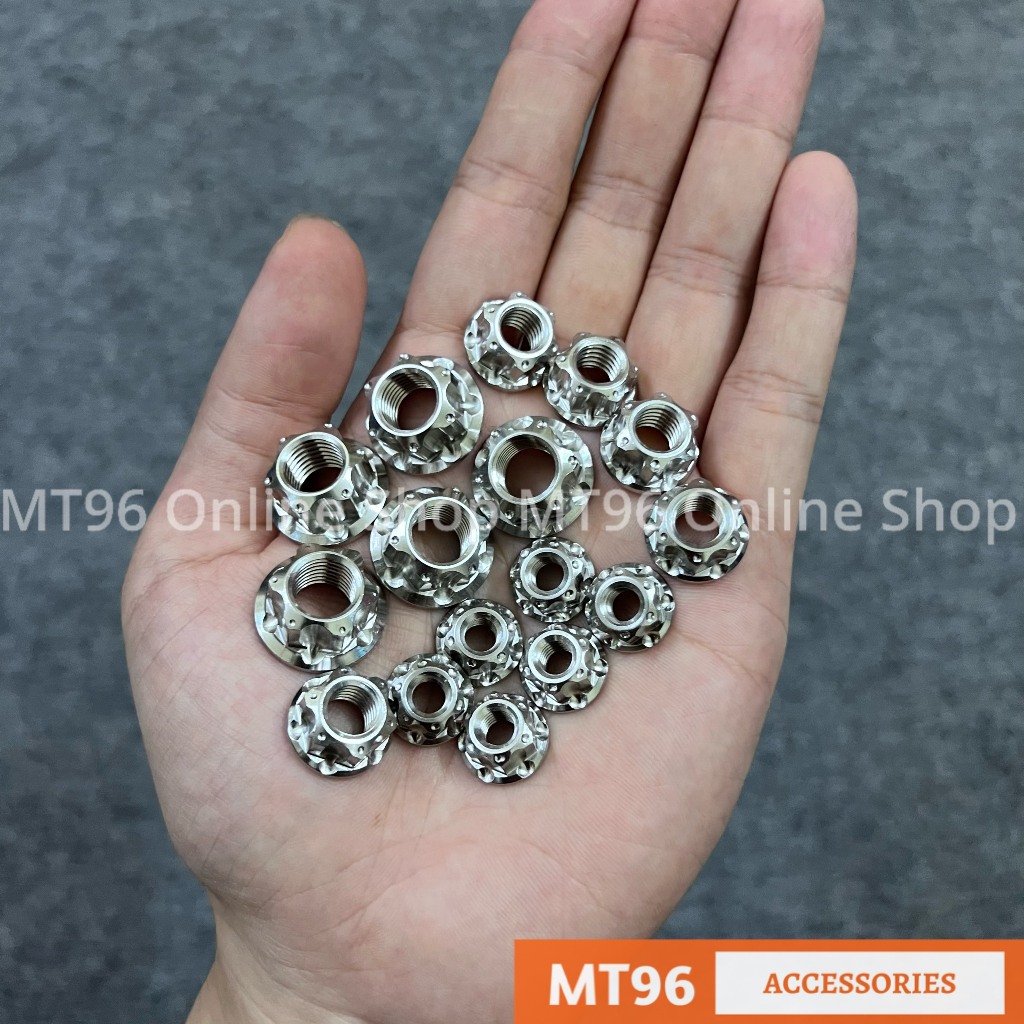 Tán Salaya Inox 6mm 8mm 10mm (6li 8li 10li) Chuẩn Inox 304 Siêu Bóng ...