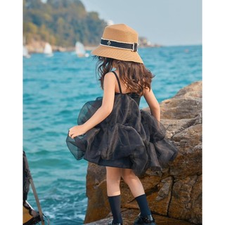 𝐀𝐩𝐫𝐢𝐥 𝐛𝐞́𝐛𝐞́ - Mbang Váy công chúa phồng bồng bềnh đen cao cấp cho bé gái đơn giản dễ thương mùa hè