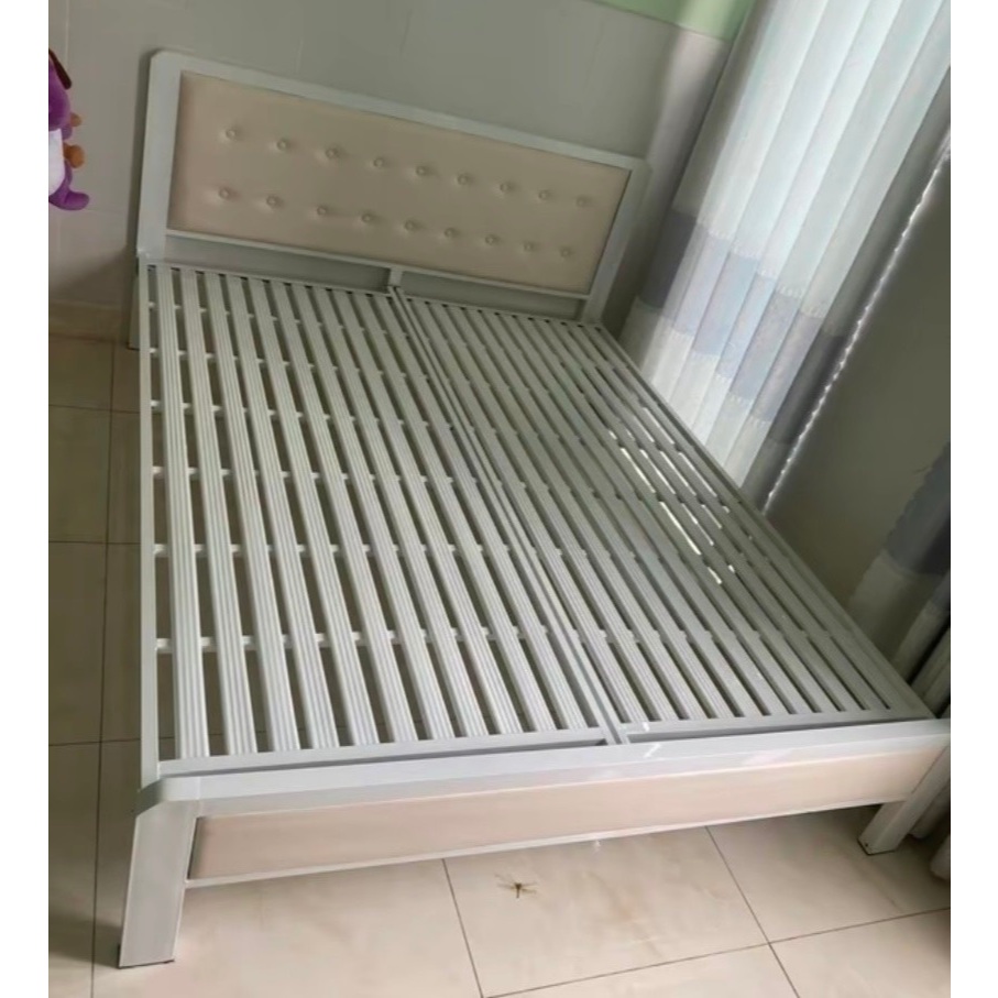 [FREESHIP NHANH ] giường đơn sắt hộp 4-8 chắc chắn, bền đẹp giá tận xưởng không qua trung gian.