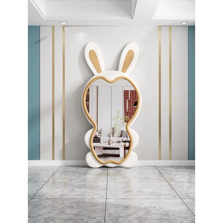 gương soi toàn thân hạt đậu bọc nỉ xịn có ánh kim NHU Y DECOR gương hạt đậu, gương lượn sóng