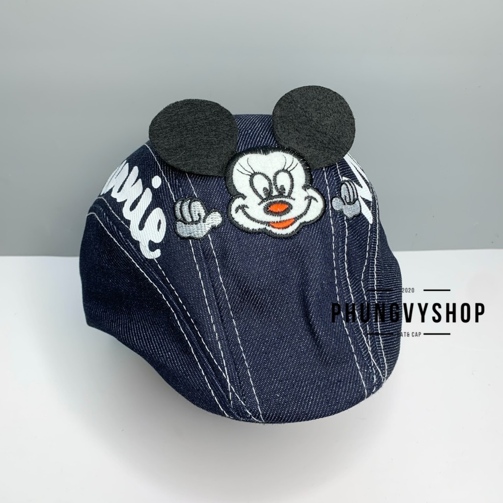 Bé 2-4 tuổi/ Mũ bấm mỏ vịt nón cóc trẻ em trai gái MOVIT Jean MÍC Chuột phungvyshop