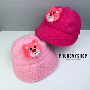 Bé 2-5Tuổi/Vđ 52cm_Mũ lưỡi trai bucket tai bèo vành trai gái trẻ em phungvyshop-nón Lưỡi Che Nắng Vải Lông C Lotso