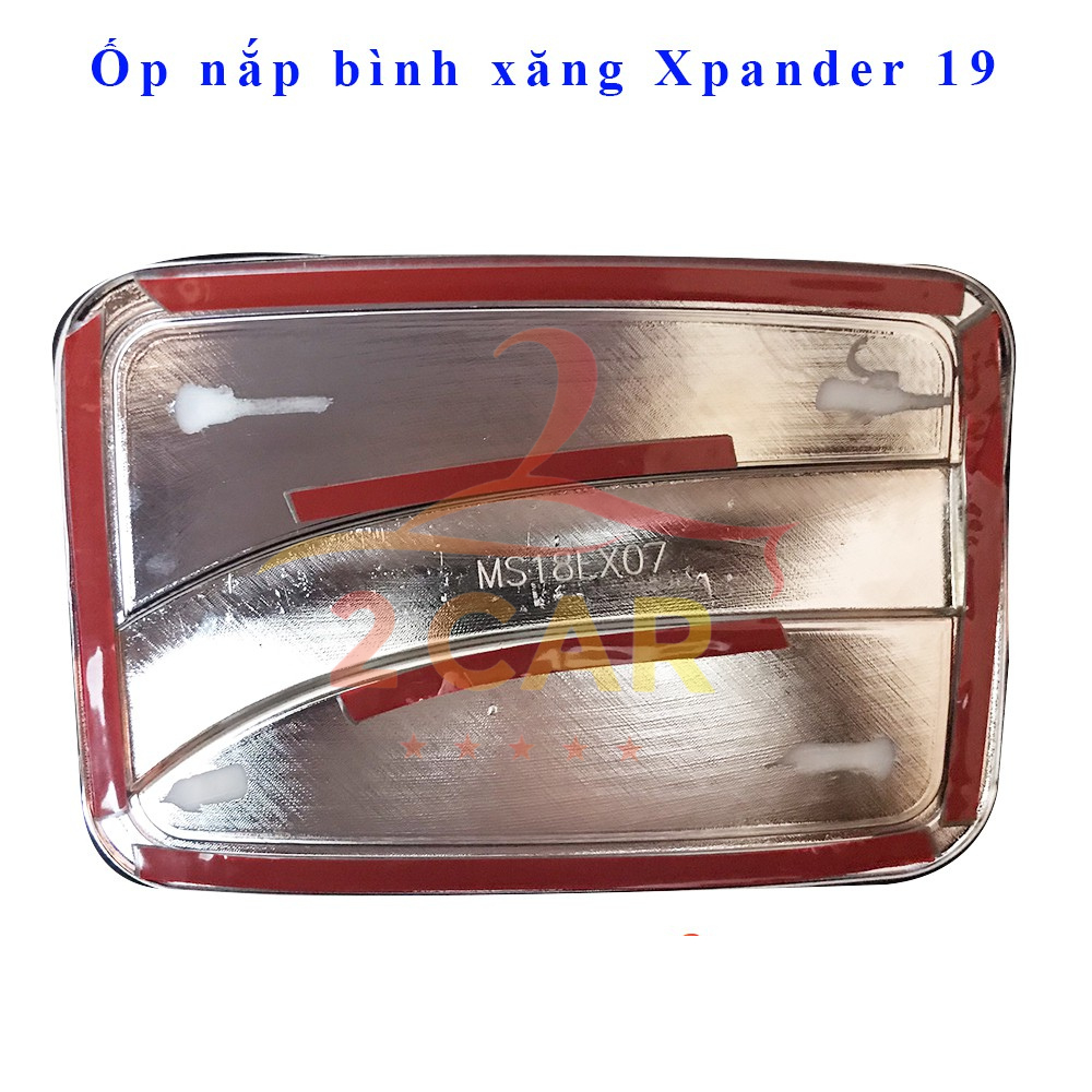 Ốp nắp bình xăng xe Mitsubishi Xpander 2018 - 2025 mạ crom cao cấp
