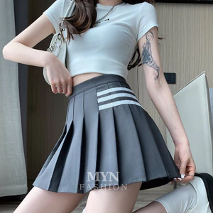 Chân Váy Tennis Ngắn Xếp Ly Thời Trang Nữ Cao Cấp Phối Viền Sọc Có Lót Quàn bên Trong Hàng Cao Cấp Siêu Đẹp [MY886]