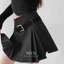 Chân Váy Ngắn Xếp Ly Dáng Chữ A Lưng Cao Chân Váy Nữ Xếp Ly Kiểu Dáng Tennis Ly To Màu Đen Xám [MY1999 - TẶNG ĐAI]