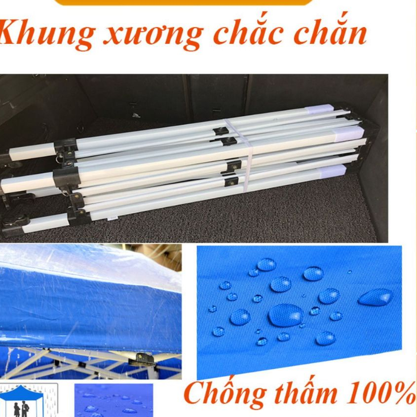 [Khung Xương Nhà Bạt - Chưa Có Bạt Mái] 2M x 2M ; 2,5M x 2,5M ; 3M x 3M ; 3M x 4,5M ; 3M X 6M