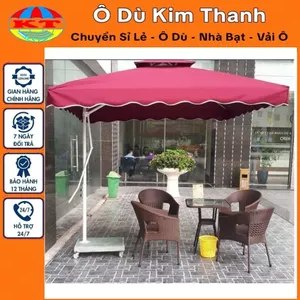Tấm Vải Bọc Mái Ô Dù Lệch Tâm Vuông Ngoài Trời 2,5mx2,5m(Chỉ Có Vải Chưa Có Khung Và Chân Đế)