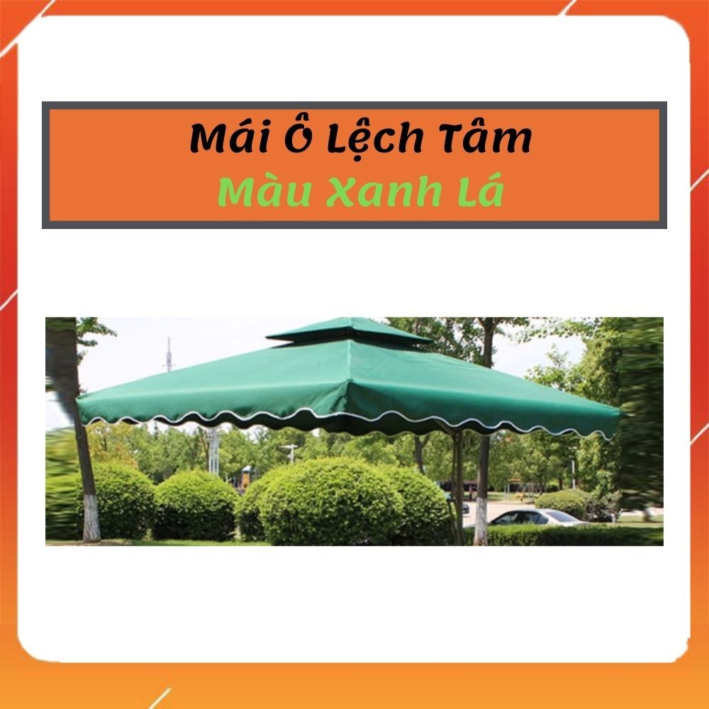 [Màu Sắc Tuỳ Chọn] Tấm Vải Bọc Mái Ô Dù Lệch Tâm Vuông Ngoài Trời 2,5mx2,5m(Chỉ Có Vải Chưa Có Khung Và Chân Đế)