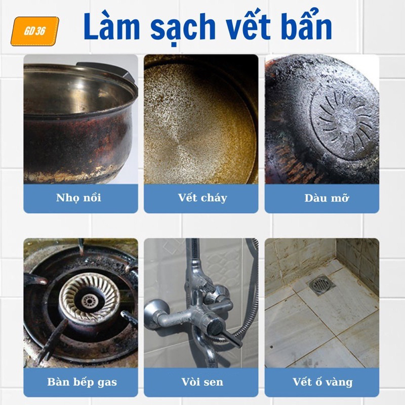 💥Bột Tẩy Rửa Sinh Học Đa Năng Cleaner, Tẩy Sạch Dầu Mỡ, Vệ Sinh Thiết Bị Gia Dụng An Toàn💥